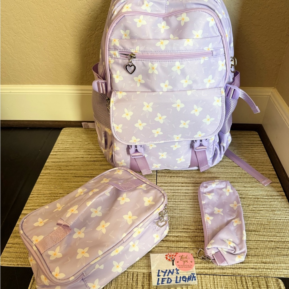School Backpack Set for Girls